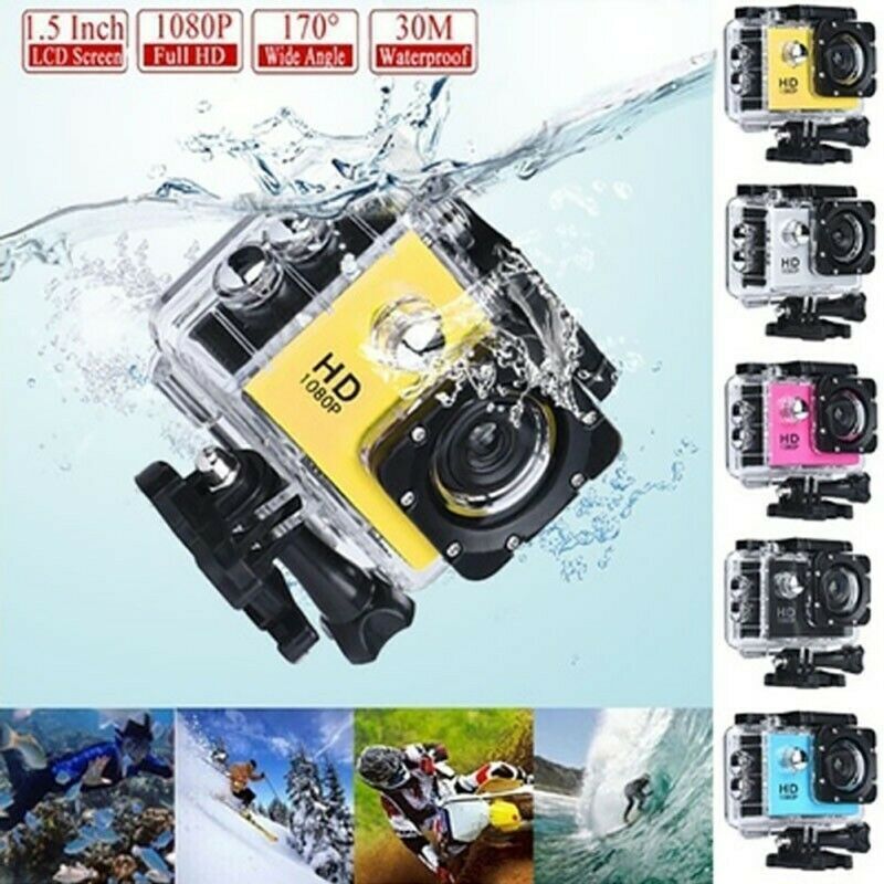 400mAH 32GB Ultra HD 1080P Sport Action Driving Camera DVR Helmet Cam Camcorder