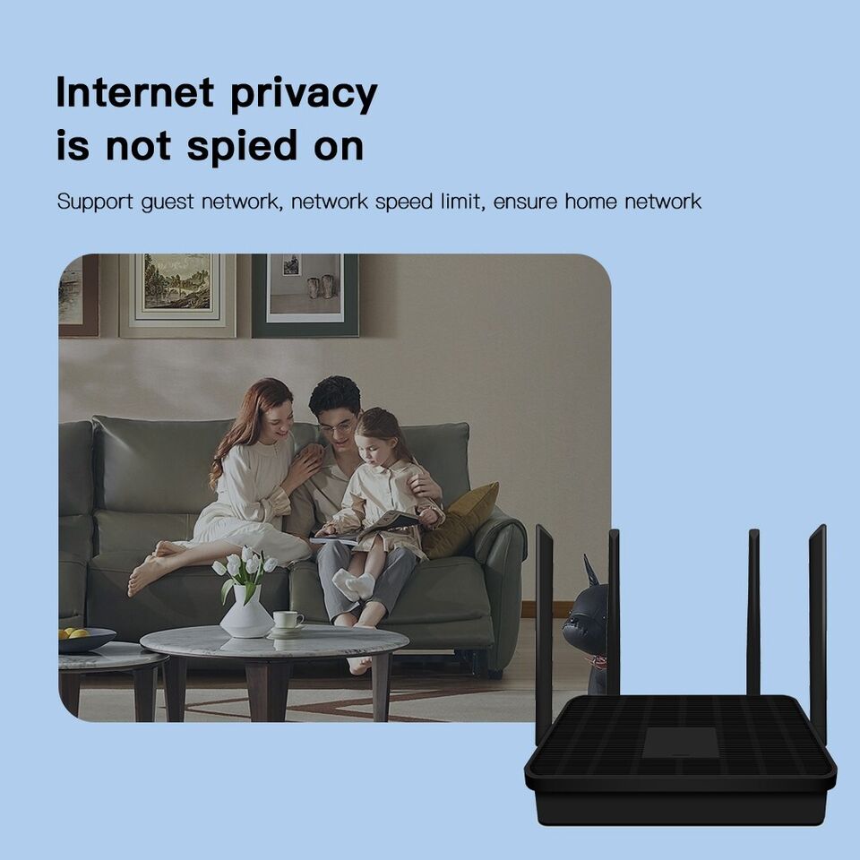 1200Mbps WiFi Router Dual Band 2.4G/5Ghz WiFi 5 Gigabit Internet Wireless Router