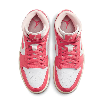 (WMNS) Air Jordan 1 Mid 'Strawberries and Cream' BQ6472-186